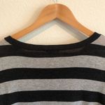 Nordstrom Grey Stripe Sweater Photo 3
