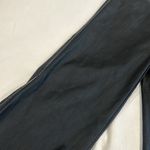 Tiger Mist Faux Leather Straight Leg Pant W White Thread Trim Size Small Photo 3