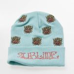Urban Outfitters Band Embroidered Beanie NWT - Blue Photo 0