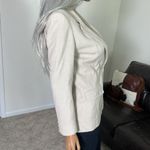 Pendleton Vtg Linen Mix Blazer Jacket 6 Beige Country Western Office Capsule USA Photo 5