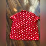 J.Crew  Poplin 100% Cotton Pajama Set Short Sleeve Button Down Top & Capri Pants Photo 6