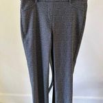 Zac and Rachel Trouser Pants Size 10 Black Zig Zag Pattern Rayon Dress Pant Photo 0