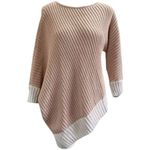 St. John Asymmetrical Silk Blend Knit Sweater Old Money Career Academia Luxury L Photo 1