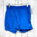 Free People  Stio Shorts Small Blue Lightweight Zip Back Pocket Athletic Pockets Photo 0