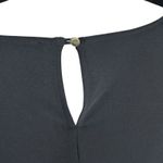 White House | Black Market Black Long Bell Sleeve Lace Pleated Blouse Size SP Photo 3