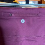 NWOT 90 Degree By Reflex Maroon Purple Active Leggings Size Small Photo 6