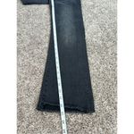 American Eagle super stretch super hi-rise crop flare black denim jeans size 0 Photo 11