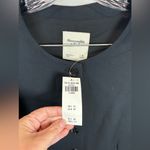 Abercrombie & Fitch  NEW Women's Mara Short-Sleeve Mini Vest Dress Black‎ Size XL Photo 3