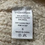 ASTR  The Label Women’s Size S Ivory Cream Wool Blend Chunky Knit Darleen Sweater Photo 5