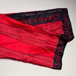 Victoria's Secret Red and Black Logo Fashion Statement Scarf NWT Photo 5