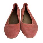 EMU Australia  Sz 8 Ballet Flats Pink Avoca Suede Slip On Shoes Casual Comfort Photo 1