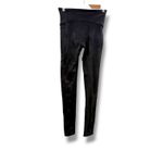 Spanx Faux Leather Leggings Women's Medium Black High Rise Slimming Pants Photo 1