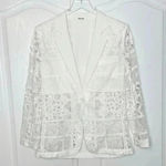 Alexis  Harlie Jacket White‎ French Cut Lace Blazer Size Small Photo 4