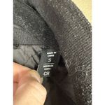 DKNY Women’s  Black Zip Up Faux Leather Long Sleeve Bomber Jacket Size Small Photo 6