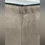 Catherine Malandrino NWOT  Faux Suede Super Soft Mushroom Brown Pants Size Medium Photo 2