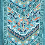 Altar'd State  Small Top‎ Green Embroidered Tank Cami Velvet Pullover Women 206 Photo 4