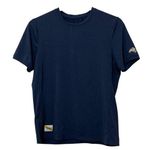 Tracksmith Session Tee Women’s Medium Navy Stretch UV Protection Breathable Blue Photo 0