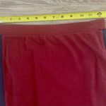 American Apparel burgundy blue stripe skirt Photo 4