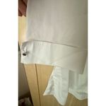 Ming Wang Women’s White Cuff Sleeve High Low Cotton Blouse Minimalist Size Large Photo 2