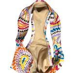 Victoria's Secret VS Victoria’s Secret Bikini Set Top Triangle Halter Floral Paisley white backgro Photo 7