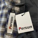 Persun Plaid Mini Skirt Academia Black Combo 8 Photo 3