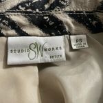 Studio Works  Black and White Animal Print Blazer Photo 5