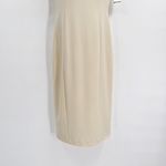Revolve Alexia Admor Katrina Scuba Midi Dress Sheath V Neck Ivory White Fitted Solid Photo 5