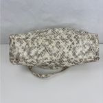 Alfred Dunner ALFRED DUNN Cream Reptile Embossed Faux Leather Satchel or Shoulder Bag Photo 5