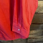 Lands' End  Coral‎ Button Down Top Size 2x Photo 4