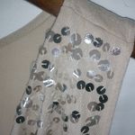 Apt. 9  M Creme Sequins Tank Top Photo 1