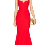 Michael Costello REVOLVE Billie Gown in Red Photo 0