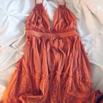 Free People Peach Flowy Dress Photo 2