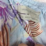 Urban Outfitters  Kate One Sleeve Crop Top Large Blue Floral Ruffle Photo 5