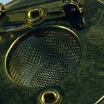 Lady's Hat Shaped Pin Brooch Multicolor Enamel Gold Tone Bow Flowers Vintage Photo 15