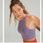 Lululemon Energy High Neck Longline Tough Bra Medium Support Purple Ash 8 $68 Photo 2
