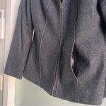Harvé Benard Harve Benard Black Wool Zip Up Jacket Women’s Size 6 Classic Fitted Chic Layer Photo 8