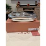 Cult Gaia Caldera Clutch Shiny Silver Handbag Photo 4