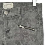 Current/Elliott | Sz 26 | Soho Zip Stiletto Castle Dirty Paw Snake Print Pants Photo 4