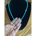 Handmade Mama 18 inches Blue Bead Necklace Photo 4