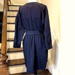 Lucky Brand  Navy Blue Long Sleeve Belted Tunic Sz Medium NWT Photo 3