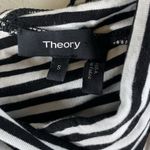 Theory  Black and White Kellay Striped Off-Shoulder Top Size Small Photo 3