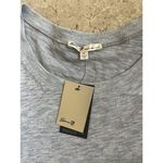 Seven7  Size XL NWT Blue Double Ruffle Long Sleeved Pullover Cotton Blend Sweater Photo 4