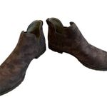 Dr. Scholls Real Cute Faux Suede Camo Cushioned Insole Chelsea Boots, Sz 8.5 Photo 5