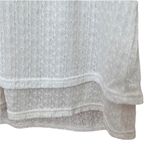 Anthropologie NWT  “Tiny” Ivory Crochet Knit Embellished Sleeveless Tiered Top Photo 10