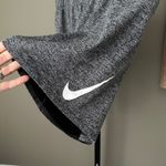 Nike Womens Dri-Fit Swoosh Grey Shorts - Medium Photo 3
