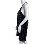 Jolt  Dress Womens Small Black Multi Allover‎ Sequin Mini Shimmer Sparkle Party Photo 2