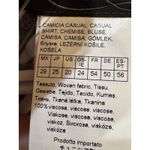 Marina Rinaldi Women Black White Printed Satin Top Size 20 Herringbone Photo 8