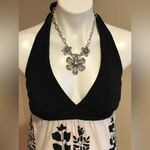 Forever 21 A- List By Wrapper Black and White Retro Style Halter Dress Size M Photo 1