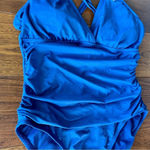 Disney Parks Minnie Mouse Cross Back Swimsuit for Women blue size XL Photo 6