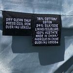 Ellen Tracy  Light Blue Textured Tailored Cotton/Silk Blend Blazer 6 Photo 5